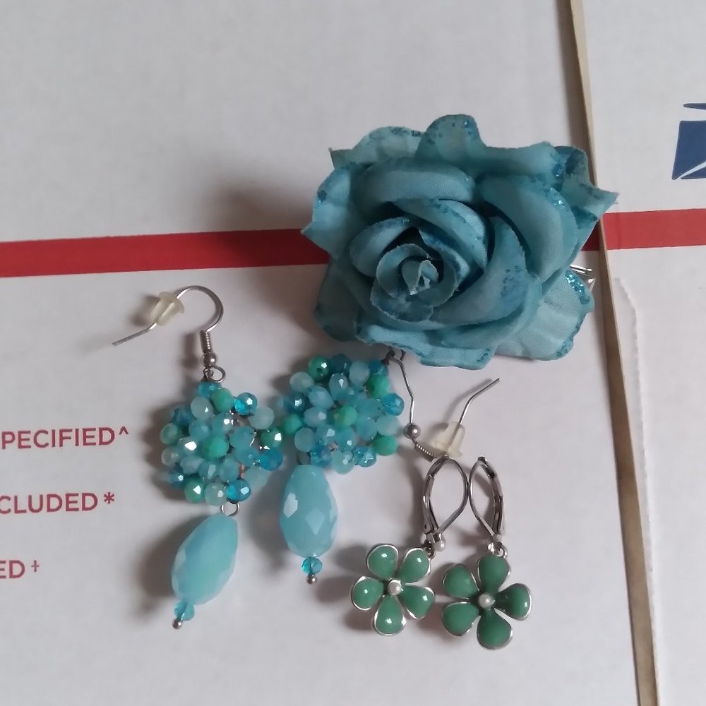 🌼 Flower earrings & other bundle 🌼 🌸 💙💙💙